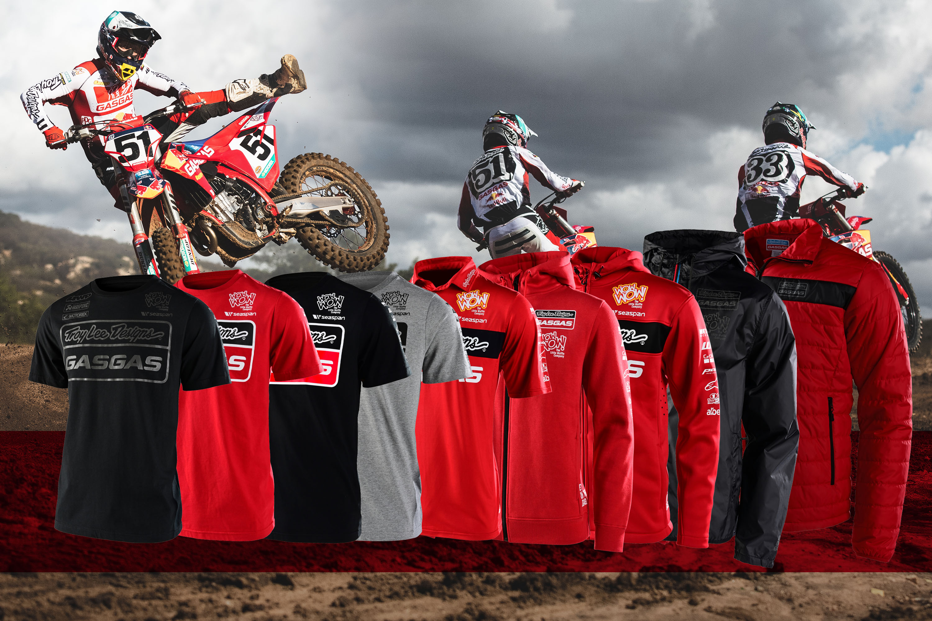 NEW STYLES ADDED TO GASGAS TROY LEE DESIGNS COLLECTION